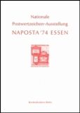 1974  100 Jahre Weltpostverein  UPU - Naposta `74