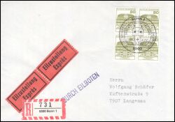 1982  Freimarken: Burgen und Schlösser aus Bogen