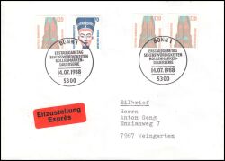 1988  Freimarken: Sehenswürdigkeiten