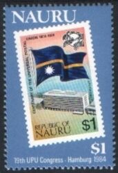 Nauru 1984  UPU Weltkongreß in Hamburg