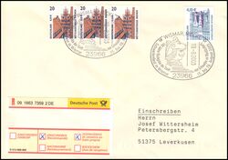 2003  Mischfrankatur auf R-Brief