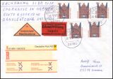 1997  Mehrfachfrankatur auf R-Brief per...