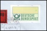 1991  Automatenmarke auf Brief ohne Werteindruck