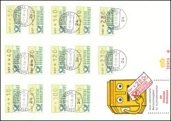 1981  Automatenmarken - Standardsatz VS 1 - Lbeck-Travemnde