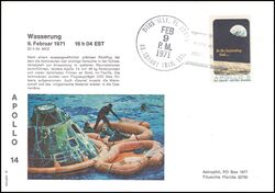 1971  Apollo 14 - Wasserung der Kommandokapsel