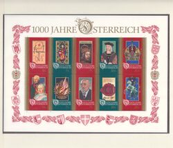 Sammlung sterreich 1965 - 1997 - postfrisch