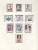 Sammlung Österreich 1965 - 1997 - postfrisch