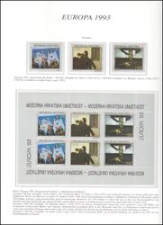 Sammlung Europa Briefmarken von 1993/95