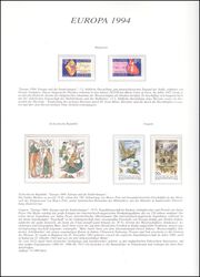 Sammlung Europa Briefmarken von 1993/95