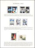 Sammlung Europa Briefmarken von 1993/95