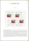 Sammlung Europa Briefmarken von 1993/95