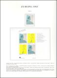 Sammlung Europa Briefmarken von 1993/95