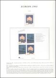 Sammlung Europa Briefmarken von 1993/95
