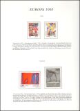 Sammlung Europa Briefmarken von 1993/95