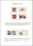 Sammlung Europa Briefmarken von 1993/95