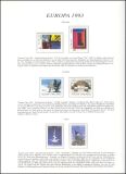 Sammlung Europa Briefmarken von 1993/95