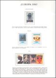 Sammlung Europa Briefmarken von 1993/95