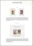 Sammlung Europa Briefmarken von 1993/95