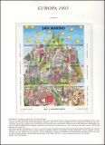 Sammlung Europa Briefmarken von 1993/95