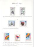 Sammlung Europa Briefmarken von 1993/95