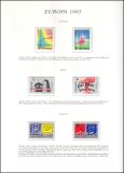 Sammlung Europa Briefmarken von 1993/95