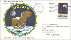 1969  Apollo 11 - Wasserung nach Mondlandeunternehmen
