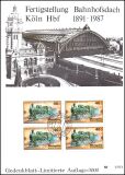 1987  Fertigstellung Bahnhofsdach Köln Hbf