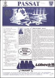 1981  70 Jahre Vier-Mast- Bark PASSAT im Dienst