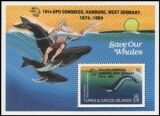 Turks & Caicos Inseln 1984  UPU Weltpostkongress in...