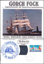 1986  76. Reise des Segelschulschiffs Gorch Fock
