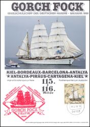 1998  115. Reise des Segelschulschiffs "Gorch Fock"