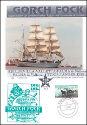 1995  102. Reise des Segelschulschiffs Gorch Fock