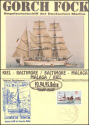 1992  93. Reise des Segelschulschiffs "Gorch Fock"