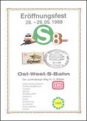 1988  Eröffnungsfest Ost-West-S-Bahn