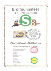 1988  Erffnungsfest Ost-West-S-Bahn