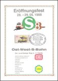 1988  Eröffnungsfest Ost-West-S-Bahn