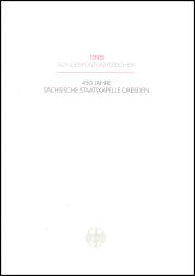 1998  Ministerkarte - Sächsische Staatskapelle