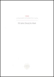 1998  Ministerkarte - 50 Jahre Deutsche Mark