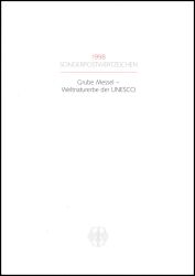 1998  Ministerkarte - UNESCO-Welterbe - Messel