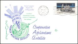 1971  Start des französischen Wettersatellieten EOLE