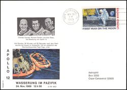 1969  Apollo 12 - Wasserung der Kommandokapsel
