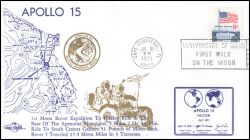 1971  Apollo 15 - Rover-Expedition auf dem Mond