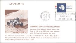 1971  Apollo 15 - Rover-Expedition auf dem Mond