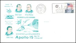 1971  Apollo 15 - Wiedereintritt und Wasserung