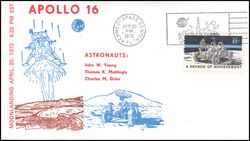 1972  Apollo 16 - Landung auf dem Mond