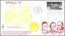 1972  Apollo 16 - Weltraumspaziergang für Bakterienexperimente