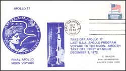 1972  Apollo 17 - Start zum Mondflug