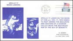 1972  Apollo 17 - Landung auf dem Mond