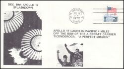 1972  Apollo 17 - Rückflug und Landung im Pazifik