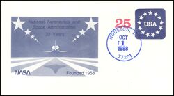 1988  30 Jahre amerikanische Raumfahrtbehrde NASA